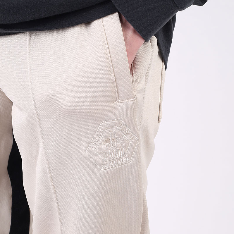 мужские бежевые брюки PUMA Rhuigi Track Pant 53257701 - цена, описание, фото 4